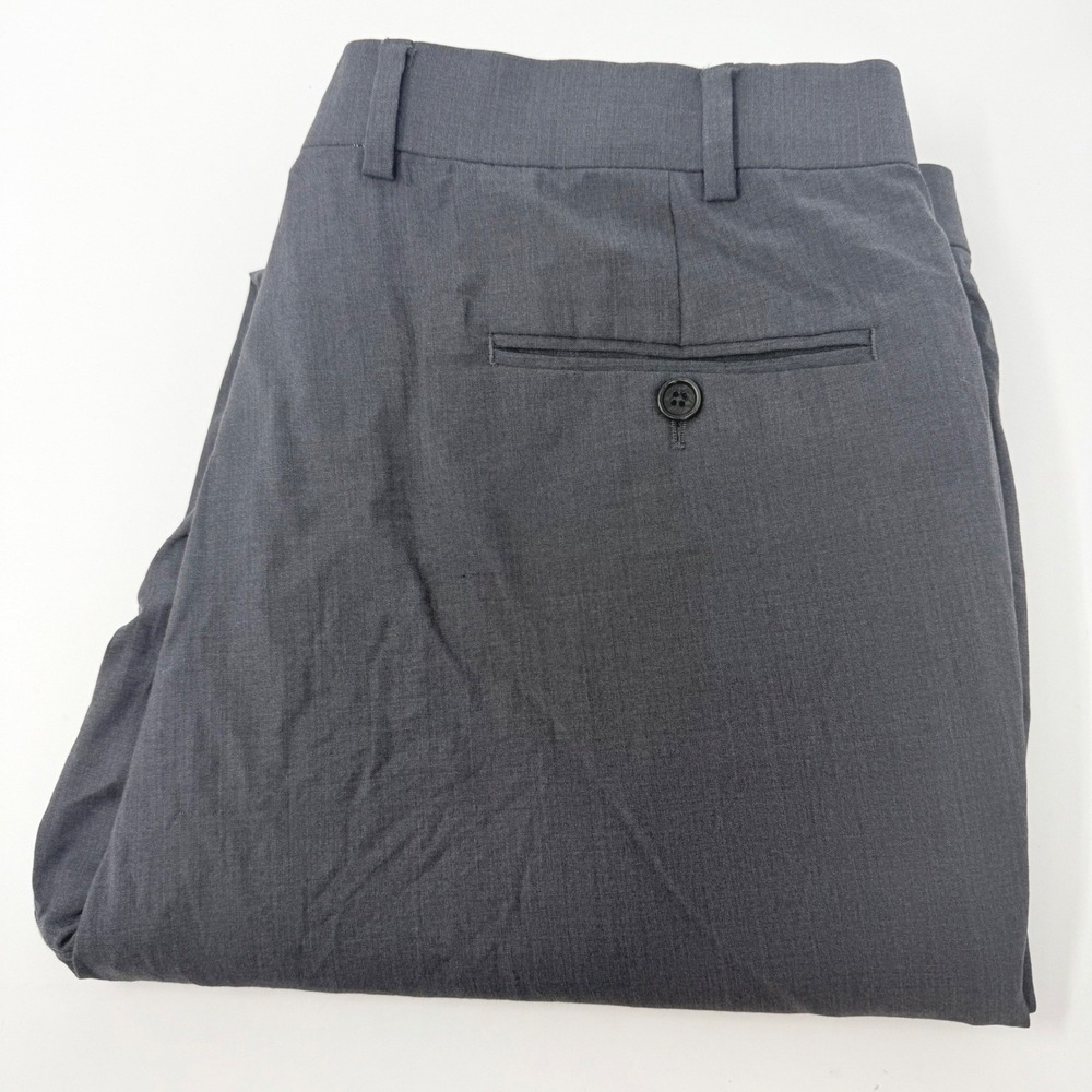 Brooks Brothers Madison Fit Wool Blend Mens 38x31 Dress Pants Gray Flat Front